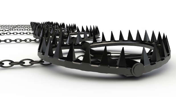 The devil may think he's got you trapped, but with God's help, you can get out of it.