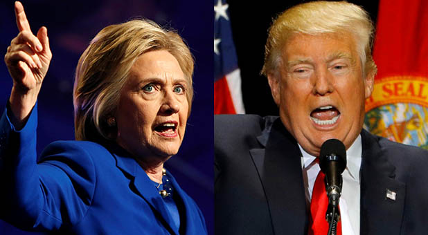 Hillary Clinton and Donald Trump