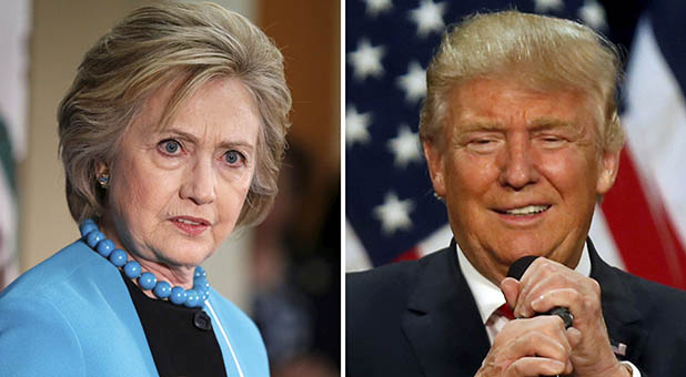 Hillary Clinton and Donald Trump