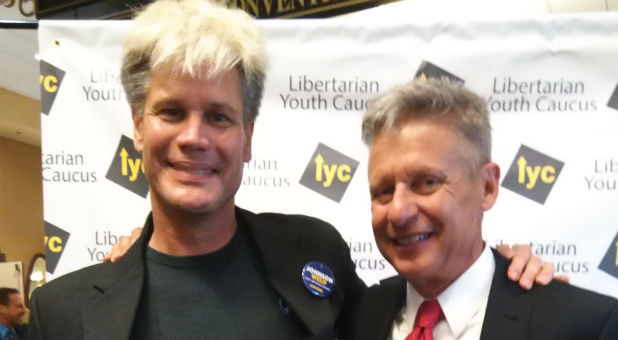 Scott Scrimshaw with Gary Johnson