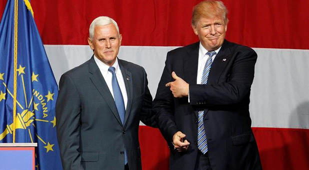 Donald Trump and Mike Pence
