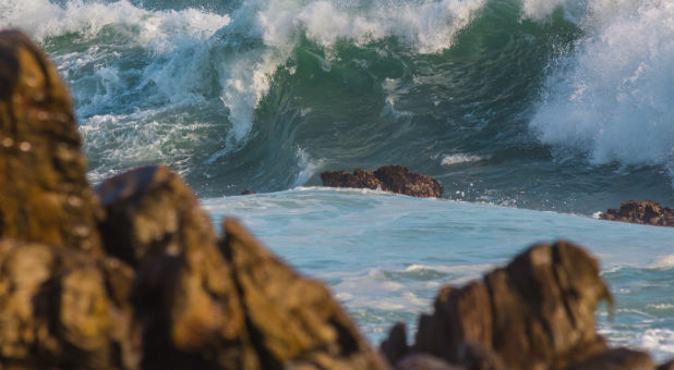 For there came a dark hand up out of the ocean from the east, even from the Atlantic Ocean