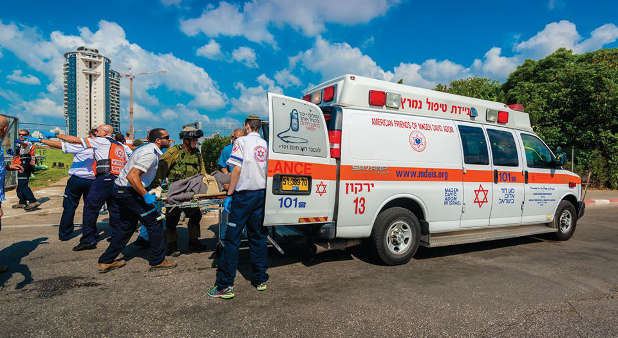 Magen David Adom ambulance