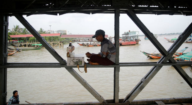 A powerful 6.8 magnitude earthquake shook central Myanmar on Wednesday, killing at least three people including two children, local officials said, and damaging some of the famous pagodas in the Southeast Asian nation's ancient capital of Bagan.