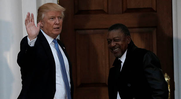 Donald Trump and Robert Johnson
