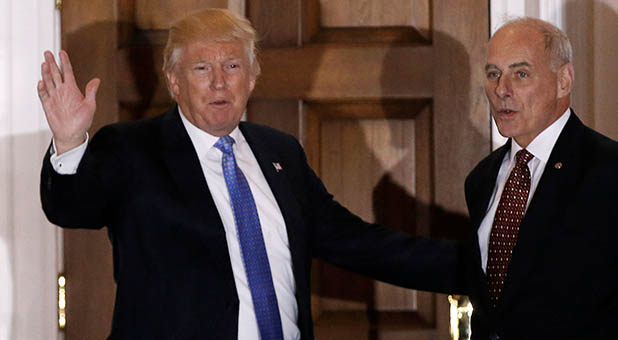 President-elect Donald Trump and Marine Corps Gen. (ret.) John Kelly