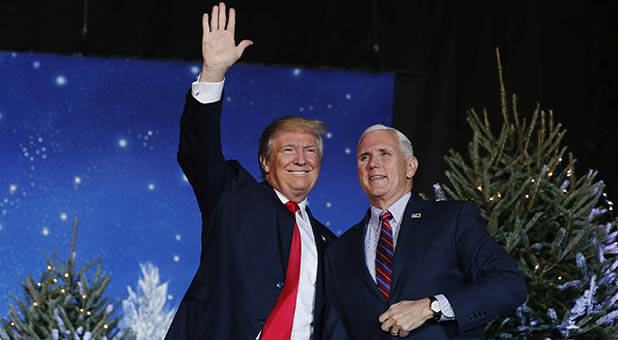 President-elect Donald Trump and Vice President-elect Mike Pence