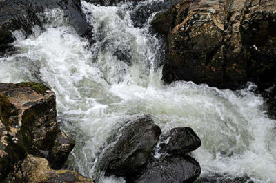 The voice of God is like the sound of rushing waters.