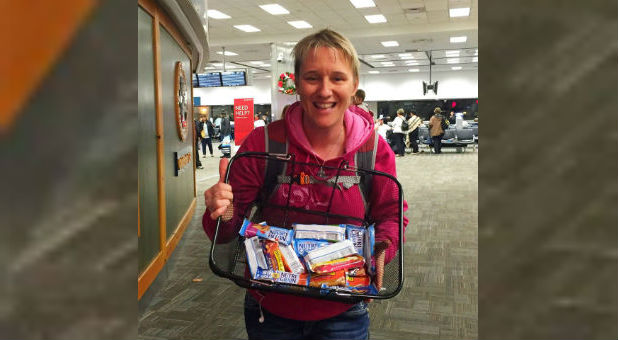 Christine Sneeringer was trapped in the Fort Lauderdale airport when a gunman attacked.