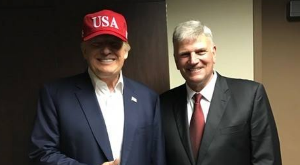 President-elect Donald Trump meets with evangelist Franklin Graham.