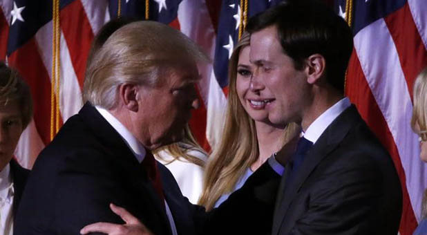 President-elect Donald Trump and Jared Kushner