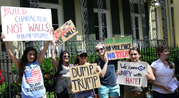 The stage is set for a potentially very ugly confrontation between radical leftist protesters on one side and law-enforcement authorities and Trump supporters on the other side.
