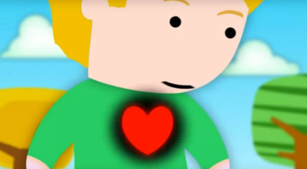 A clip from the video on Islam