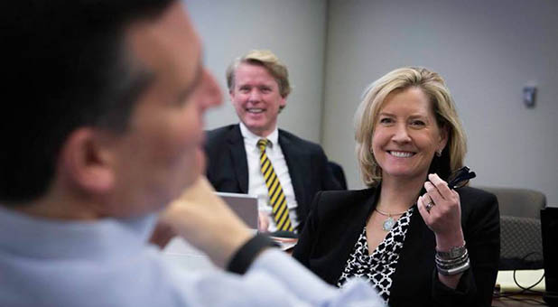 Dr. Victoria Coates and U.S. Sen. Ted Cruz (R-Texas)