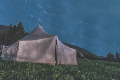 Prepare to stretch your tent curtains wide.