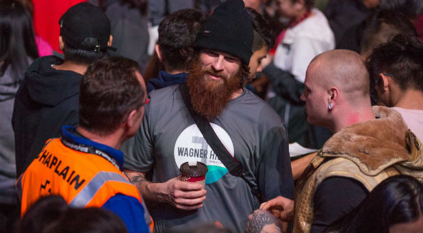 More than 750 made decisions for Christ on Friday night.