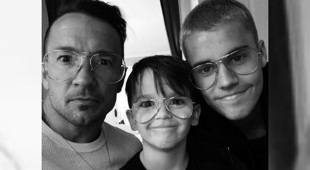 Hillsong New York Pastor Carl Lentz, his son, and Justin Bieber.