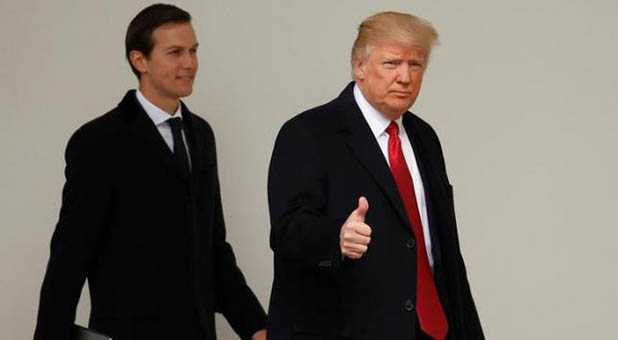 President Donald Trump and Jared Kushner