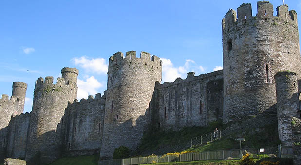 Watch Towers on a Castle Wall