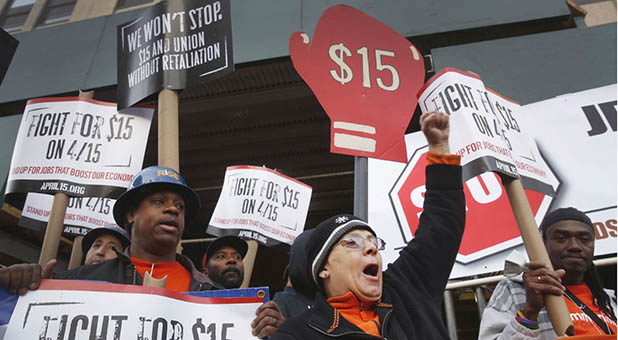 Fight for 15 Protesters