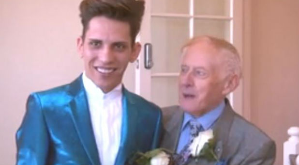 Florin Marin married Philip Clements last month.