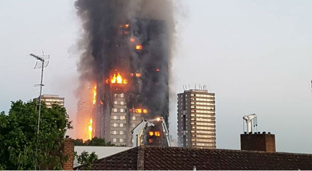 Chairman of the British Pakistani Christian Association Wilson Chowdhry travelled to the blaze to offer help and bottles of water to victims.
