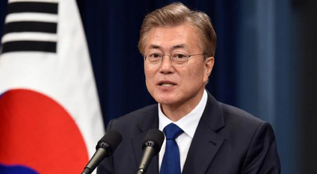 South Korean President Moon Jae-in