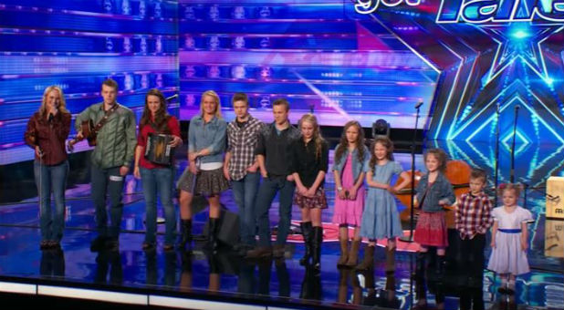 The Willis Family performs on