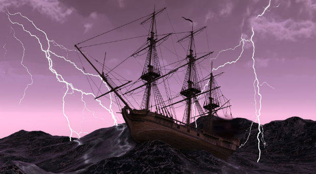 In the midst of storms, or at the point of decision, God may