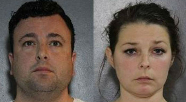 Samuel Emerson, left, and Madelaine Emerson, right, are facing more than two dozen charges after being accused of sexual assault.