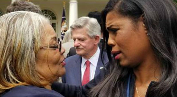 Alveda King with Omarosa