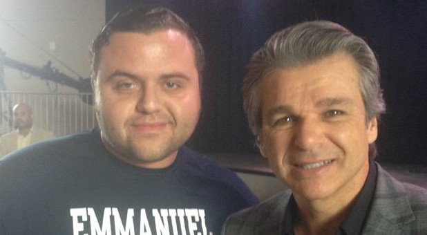 Jeffrey McCall with Jentezen Franklin