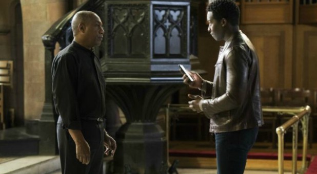 Joe Morton, left, and Brandon Micheal Hall star in