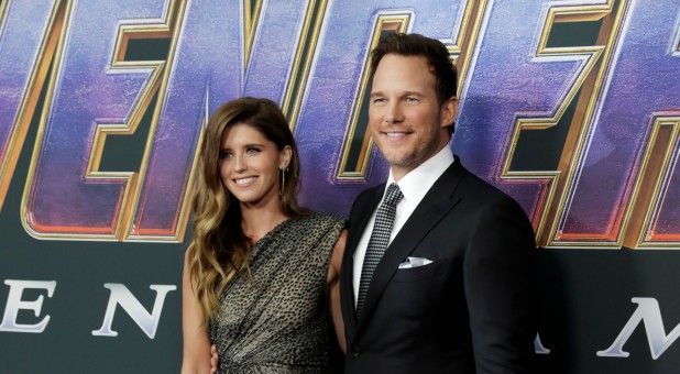 Chris Pratt and Katherine Schwarzenegger at the world premiere of movie Avengers: Endgame