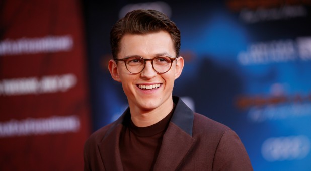 Actor Tom Holland poses at the World Premiere of Marvel Studios'