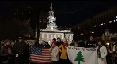 Operation Valkyrie at Independence Hall, Philadelphia, Pennysylvania, Dec. 2, 2020