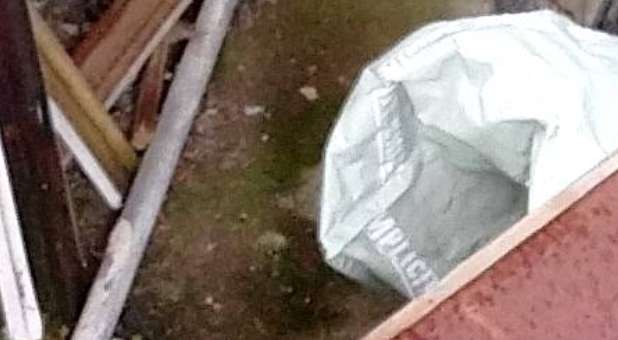 Some of the destruction at Grace Church, Japan