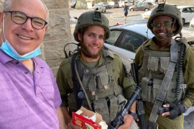Warm Support for Israeli Soldiers in a Heatwave