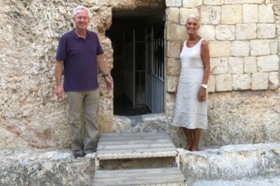 Pastor Ray Bentley with Anne Graham Lotz in Israel