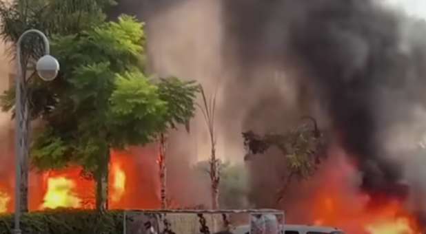 Hamas militants attack Israel.