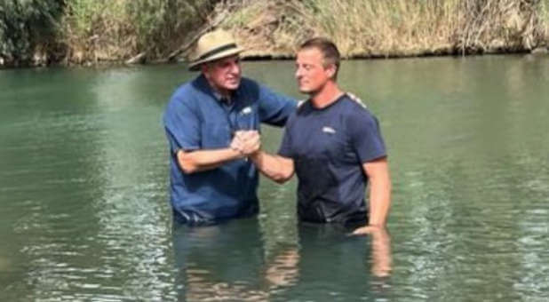 ‘Dream of Mine’: Bear Grylls Celebrates Baptism in Jordan River, Where ‘Jesus Was Baptized’