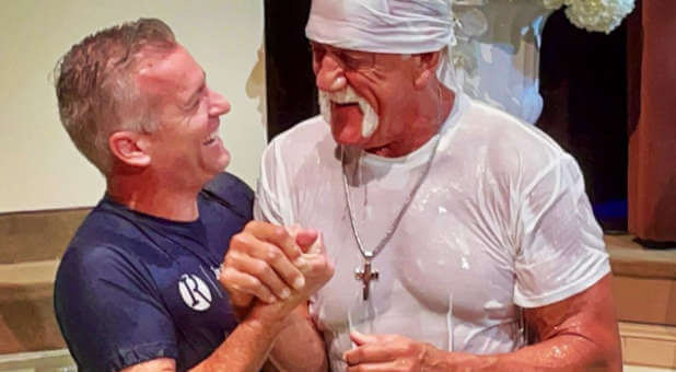 American Icon Hulk Hogan Gets Baptized at 70