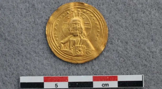 Rare Byzantine Coin Depicting Jesus Discovered in Norway