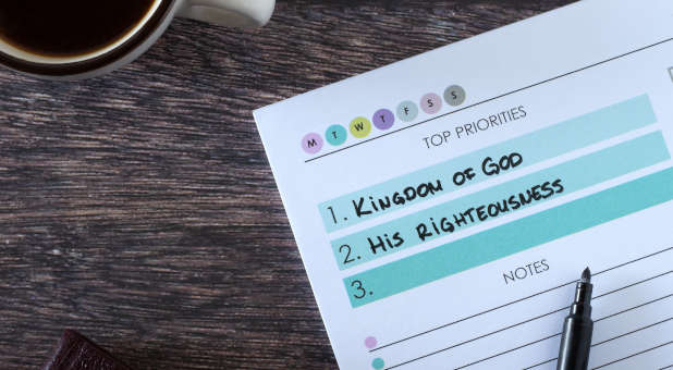 Making God a priority list.