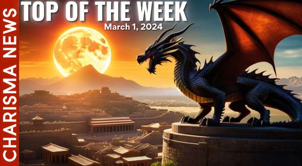 Dragon overlooking ancient Nineveh