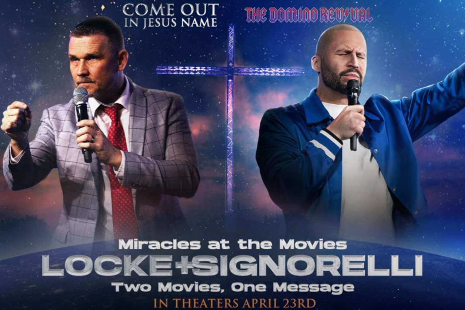 ‘Miracles at the Movies’: ‘Come Out in Jesus Name’ and ‘The Domino Revival’ Coming to Theaters for Unprecedented Evening