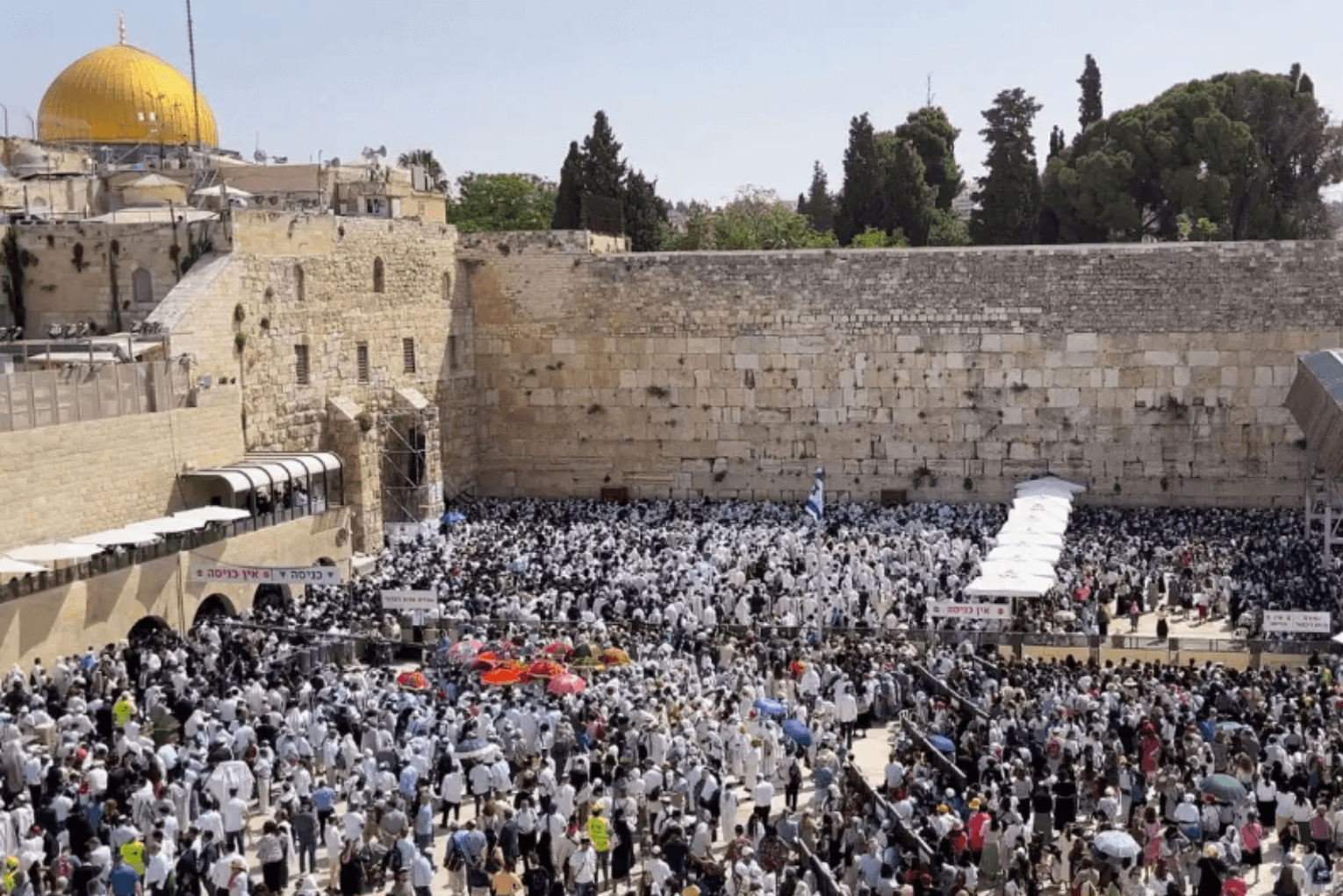 Thousands Attend Jerusalem Annual Passover Priestly Blessing, Focus on Hostages