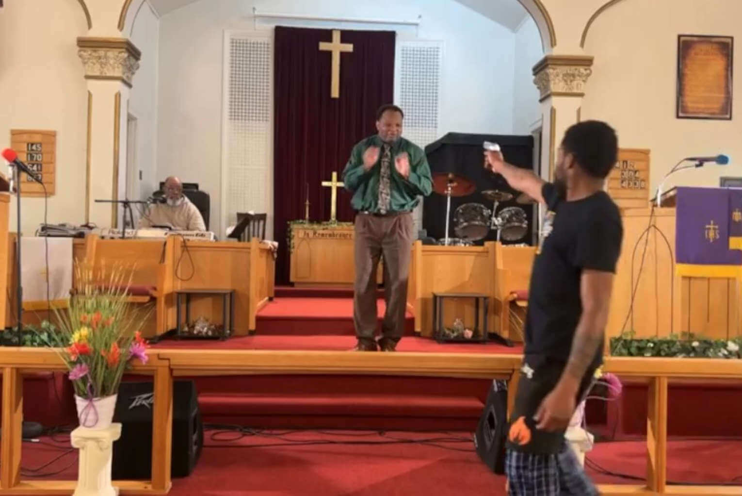 WATCH: Pastor Miraculously Saved From Gunman