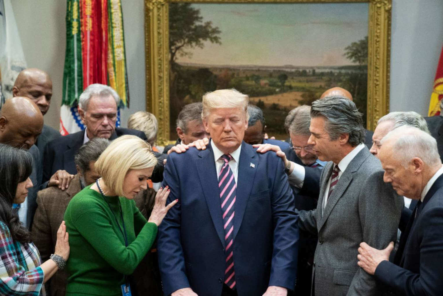 Trump Joins NFAB Leaders for Special Prayer Event