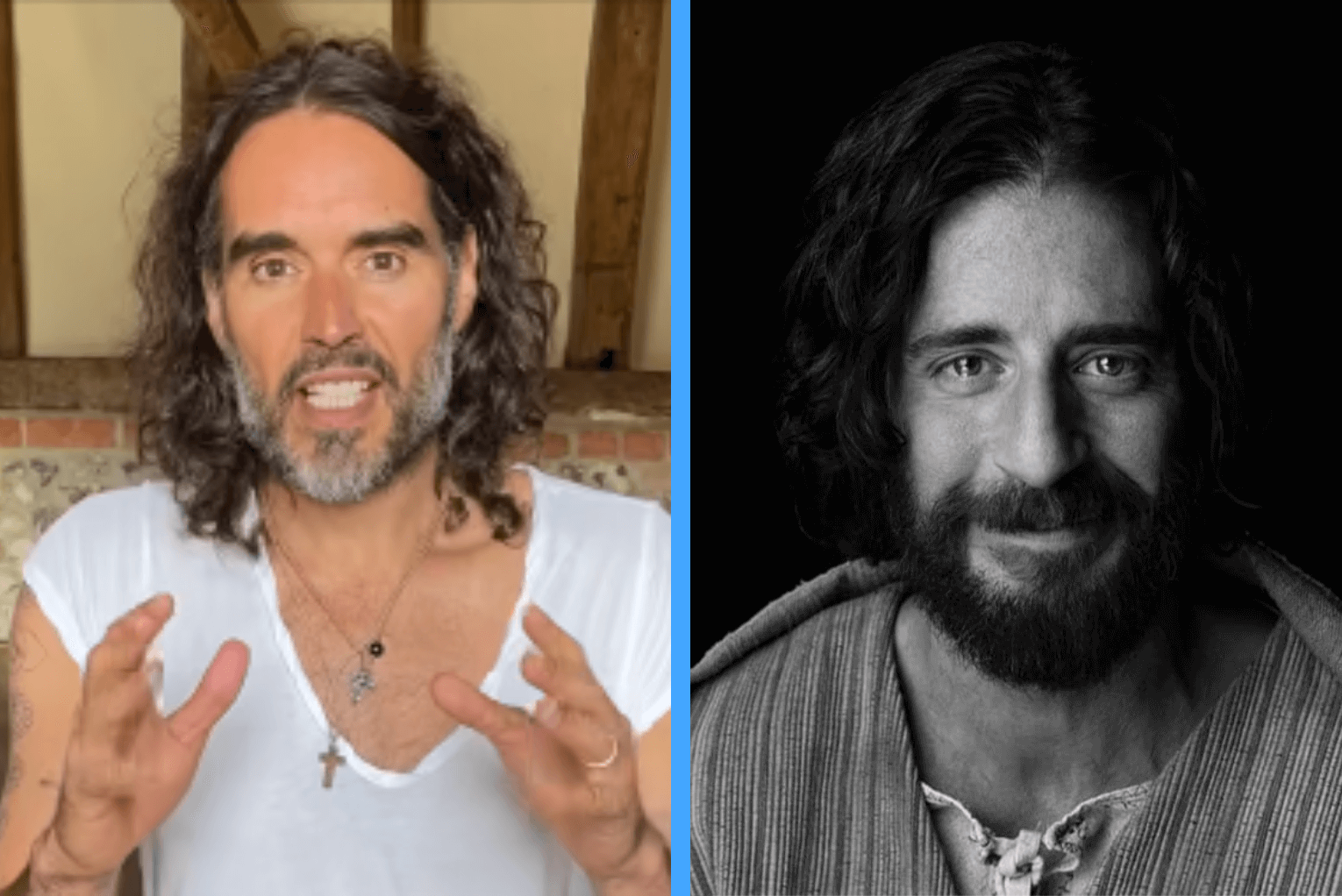 Russell Brand Connects With ‘The Chosen’ Star in Search of Christian Friends